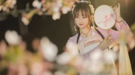 汉服私影 花枝飞舞  花飞花落-绝对领域