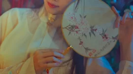 汉服写真 兰若庭海棠春-绝对领域