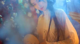 汉服写真 兰若庭海棠春-绝对领域