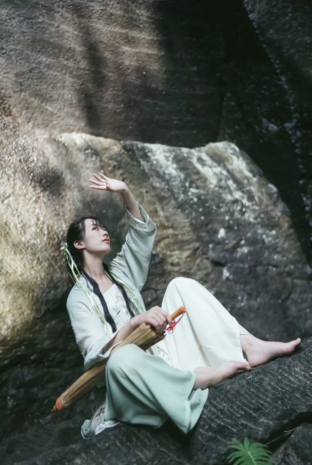 晚晴，汉服私影-绝对领域