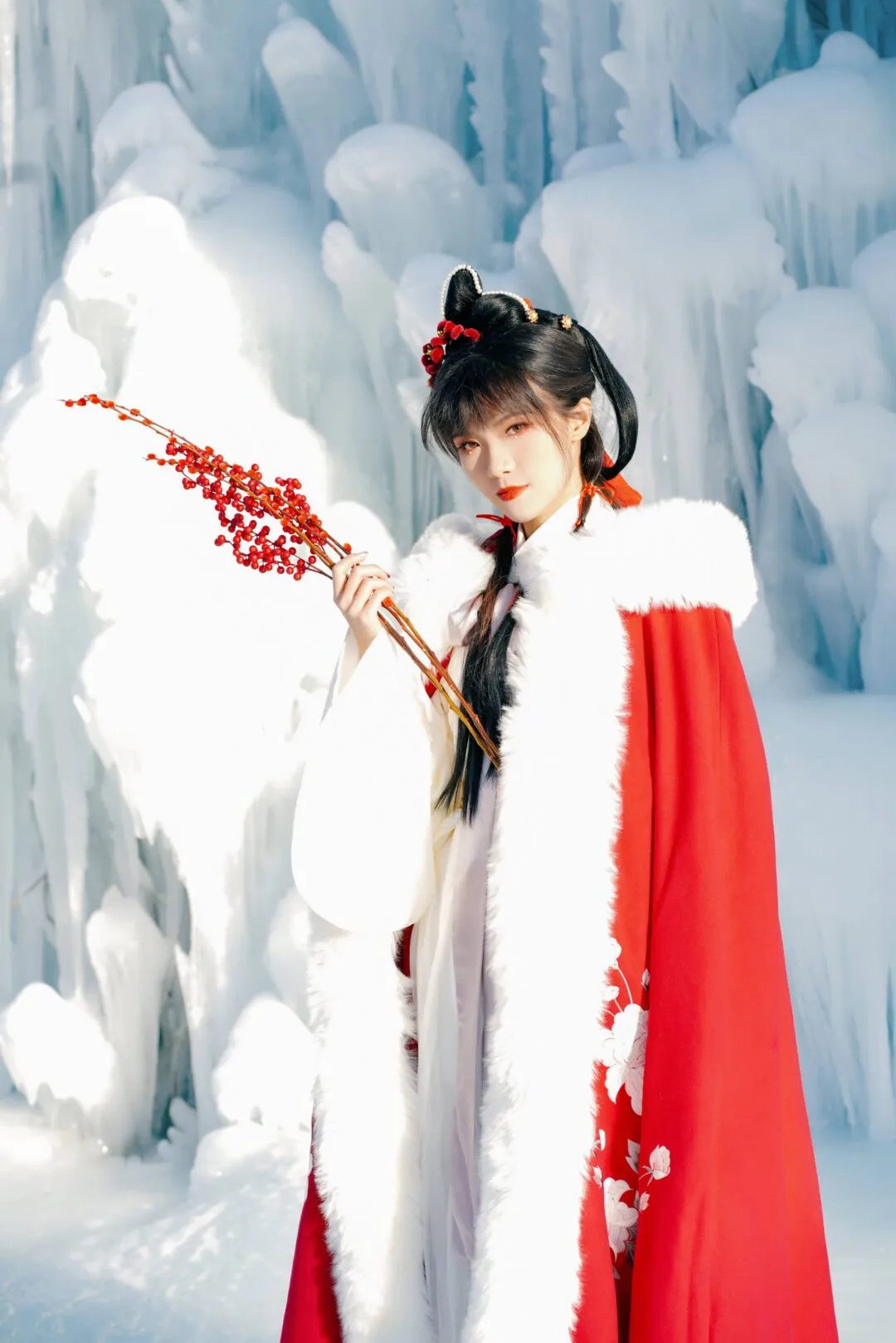 【汉服私影】 「万籁落飞雪 梅绽露娇颜」-2
