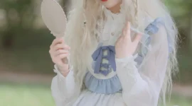 Lolita私影，蓝飘带-绝对领域
