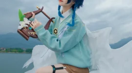 《原神 》温迪cosplay-绝对领域