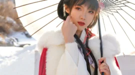 【汉服私影】 「万籁落飞雪 梅绽露娇颜」-绝对领域