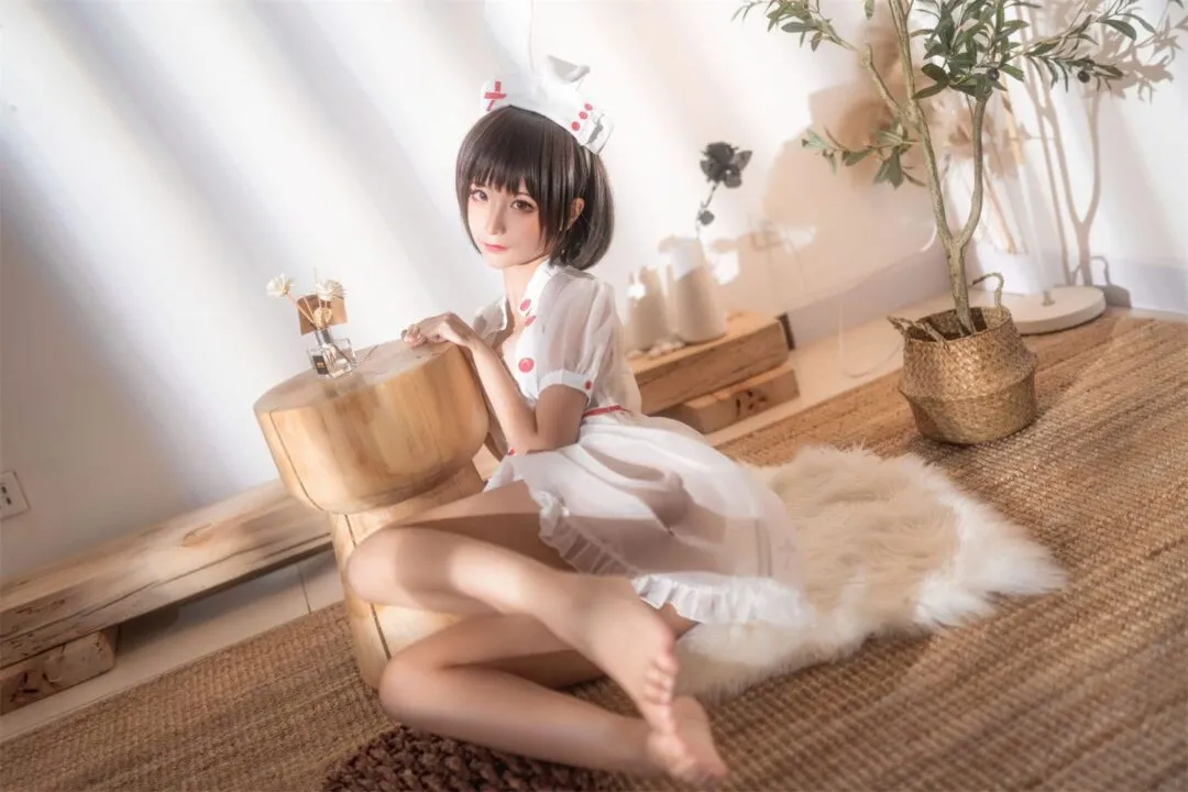 白丝护士装cos私房写真-12
