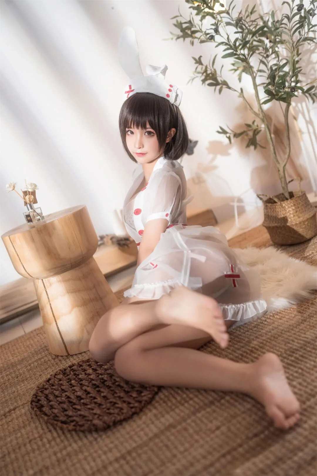 白丝护士装cos私房写真-16