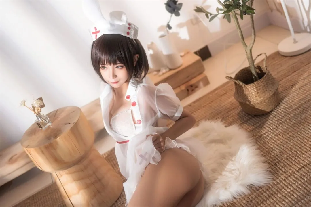 白丝护士装cos私房写真-22