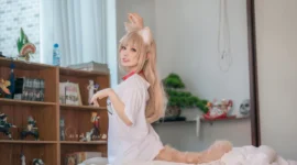 猫咪睡衣写真-绝对领域