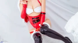 性感圣诞美女大胆写真-绝对领域