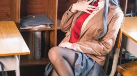 《青春猪头少年系列》樱岛麻衣cosplay-绝对领域
