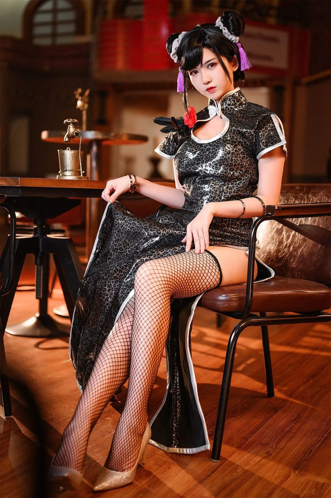 最终幻想 蒂法5cosplay-20