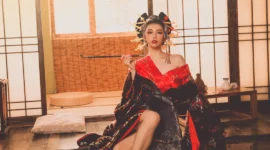 日本花魁妩媚写真-绝对领域