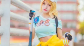 《王者荣耀》花木兰青春决赛季cosplay-绝对领域