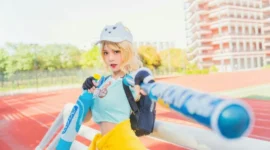 《王者荣耀》花木兰青春决赛季cosplay-绝对领域
