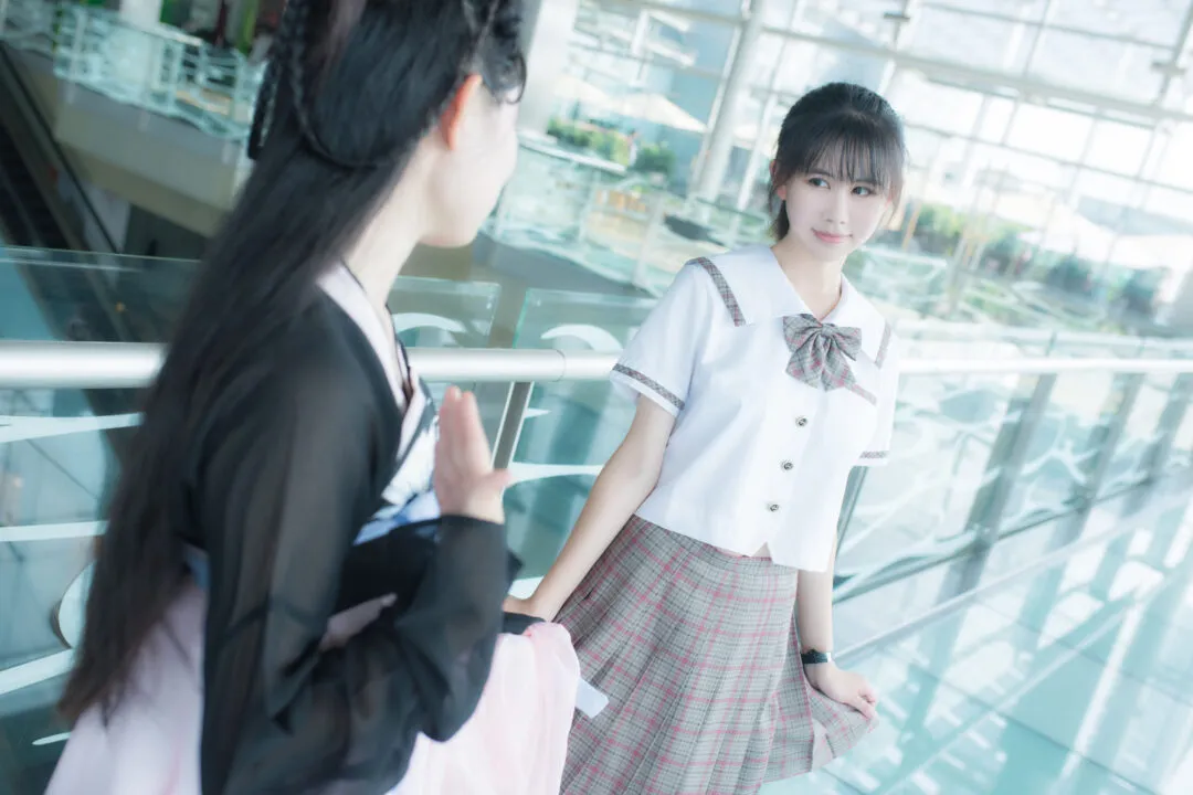 jk制服汉服Lolita 破产三姐妹-绝对领域