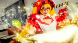 《王者荣耀》安琪拉魔法小厨娘cosplay-绝对领域