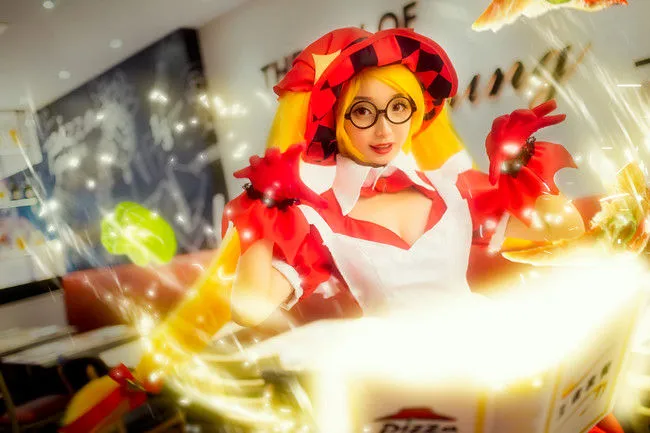 《王者荣耀》安琪拉魔法小厨娘cosplay-绝对领域