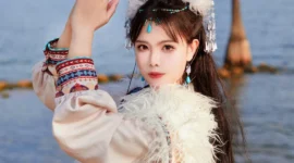藏服少女写真-绝对领域