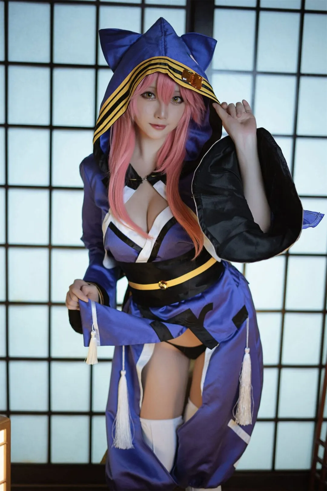 FGO 玉藻前白丝cosplay-1