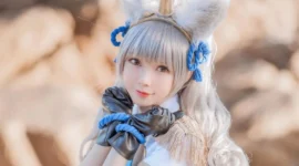 《万灵启源》独角兽圣cosplay-绝对领域