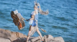 《万灵启源》独角兽圣cosplay-绝对领域