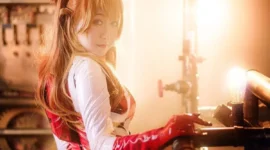 EVA明日香cosplay-绝对领域