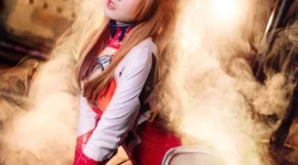 EVA明日香cosplay-绝对领域