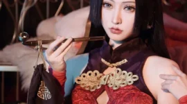 《海贼王》女帝cosplay-绝对领域
