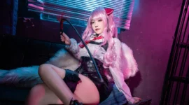 《胜利女神：妮姬》尤妮cosplay-绝对领域