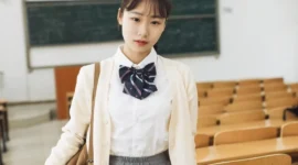 jk日常  教室里的小可爱-绝对领域