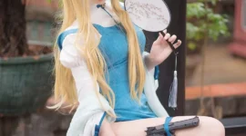 《少女前线》CZ52琉璃唐cosplay-绝对领域