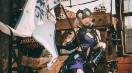 FGO 黑贞德4cosplay-绝对领域