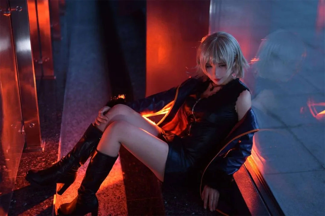 FGO 黑贞德4cosplay-11