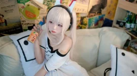 碧蓝航线  绫波cosplay-绝对领域