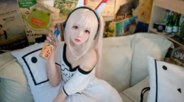 碧蓝航线  绫波cosplay-绝对领域