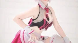 玛修情人节女仆cosplay-绝对领域