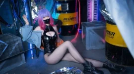 性感长腿露娜cosplay-绝对领域