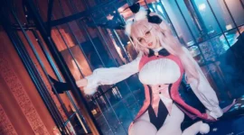 《Fate/Grand Order》光之高扬斯卡娅cosplay-绝对领域