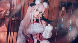 《Fate/Grand Order》光之高扬斯卡娅cosplay-绝对领域