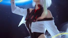 赛博朋克2077边缘行者Lucy cos-绝对领域