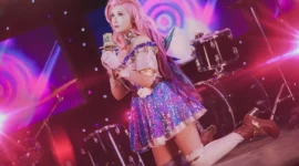《英雄联盟》萨勒芬妮cosplay-绝对领域