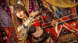 《原神》迪希雅cosplay-绝对领域