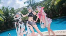 《深空之眼 》国常立 泳装cosplay-绝对领域
