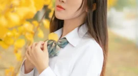 jk私影，秋日阳光的温暖和你的甜会一直延续到冬日哦~-绝对领域
