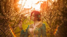 巫师 特莉丝cosplay-绝对领域