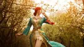 巫师 特莉丝cosplay-绝对领域