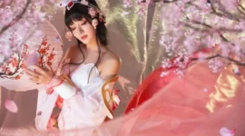 《王者荣耀》甄姬游园惊梦cosplay-绝对领域