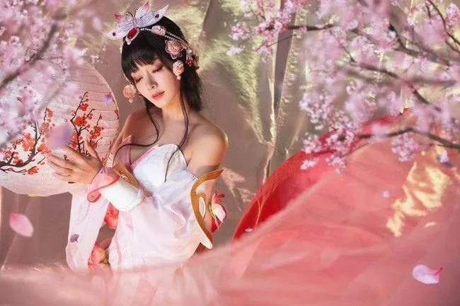 《王者荣耀》甄姬游园惊梦cosplay-绝对领域