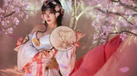 《王者荣耀》甄姬游园惊梦cosplay-绝对领域