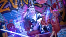 《崩坏：星穹铁道》银狼cosplay-绝对领域